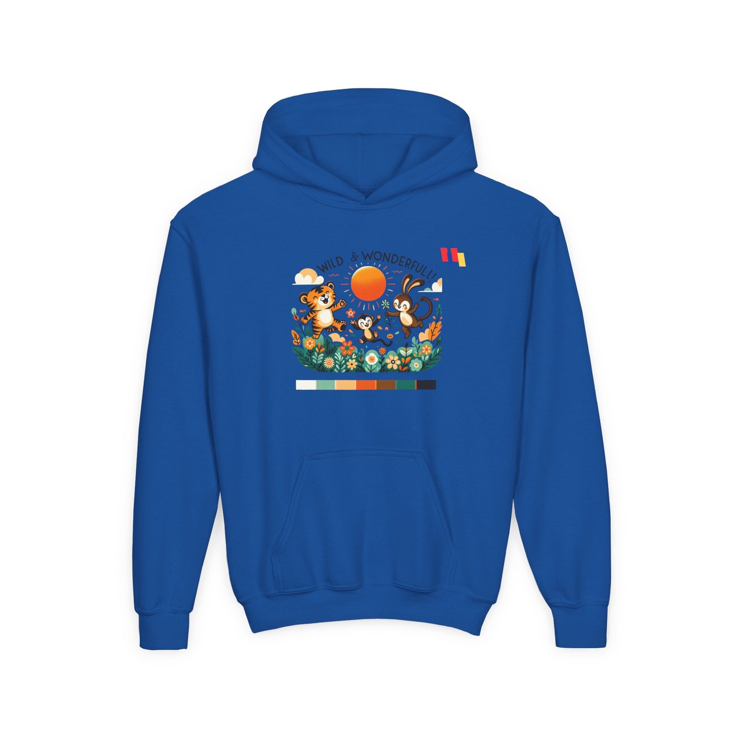 Obay Wild & Wonderful Youth Hoodie - Cozy Animal Design for Adventurous Kids