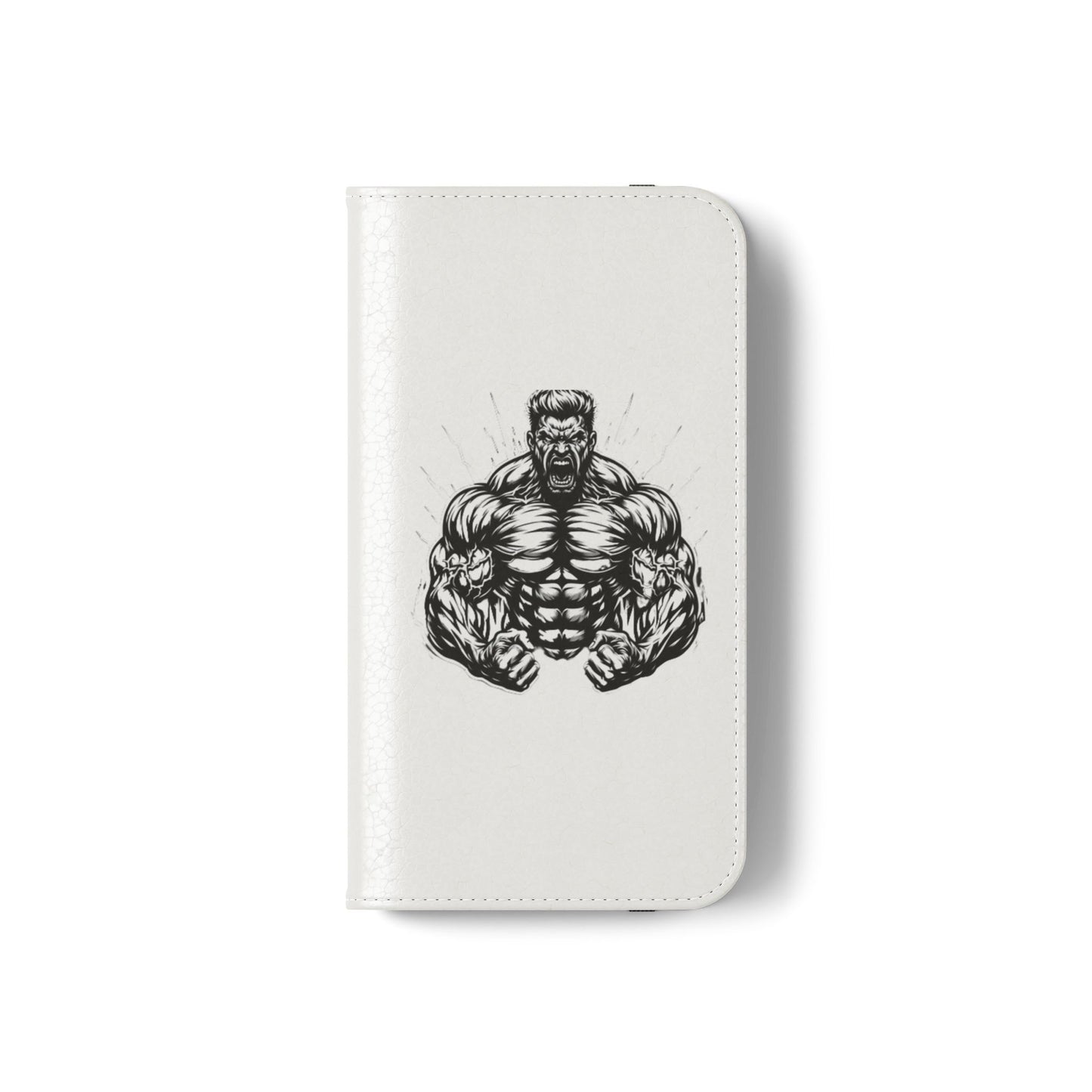 Champion's Motivational iPhone Flip Case | Inspirational Quote Phone Accessory for Fitness Enthusiasts