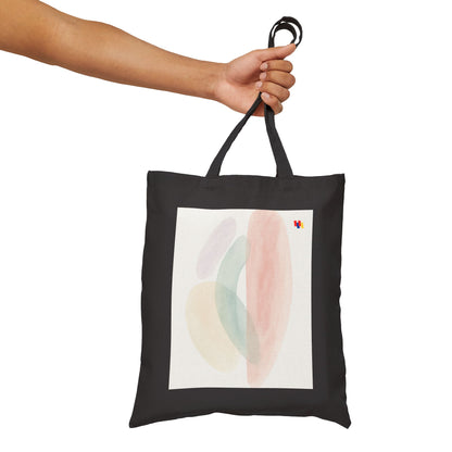 Eco-Friendly Cotton Canvas Tote Bag - Reusable Shopping Bag 15"x16"