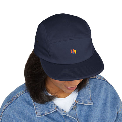 Premium 5-Panel Embroidered Cap - Trendy Streetwear Hat | Obay