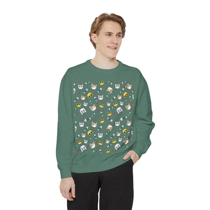 Adorable Cat Lover's Dream Sweatshirt - Ultra-Cozy Unisex Design