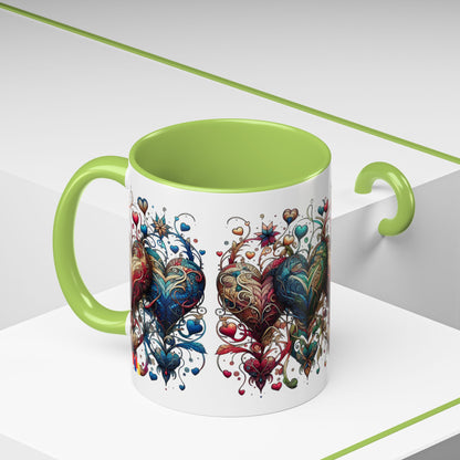 Romantic Heart Coffee Mug - Perfect for Coffee Lovers