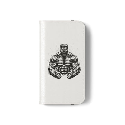 Champion's Motivational iPhone Flip Case | Inspirational Quote Phone Accessory for Fitness Enthusiasts