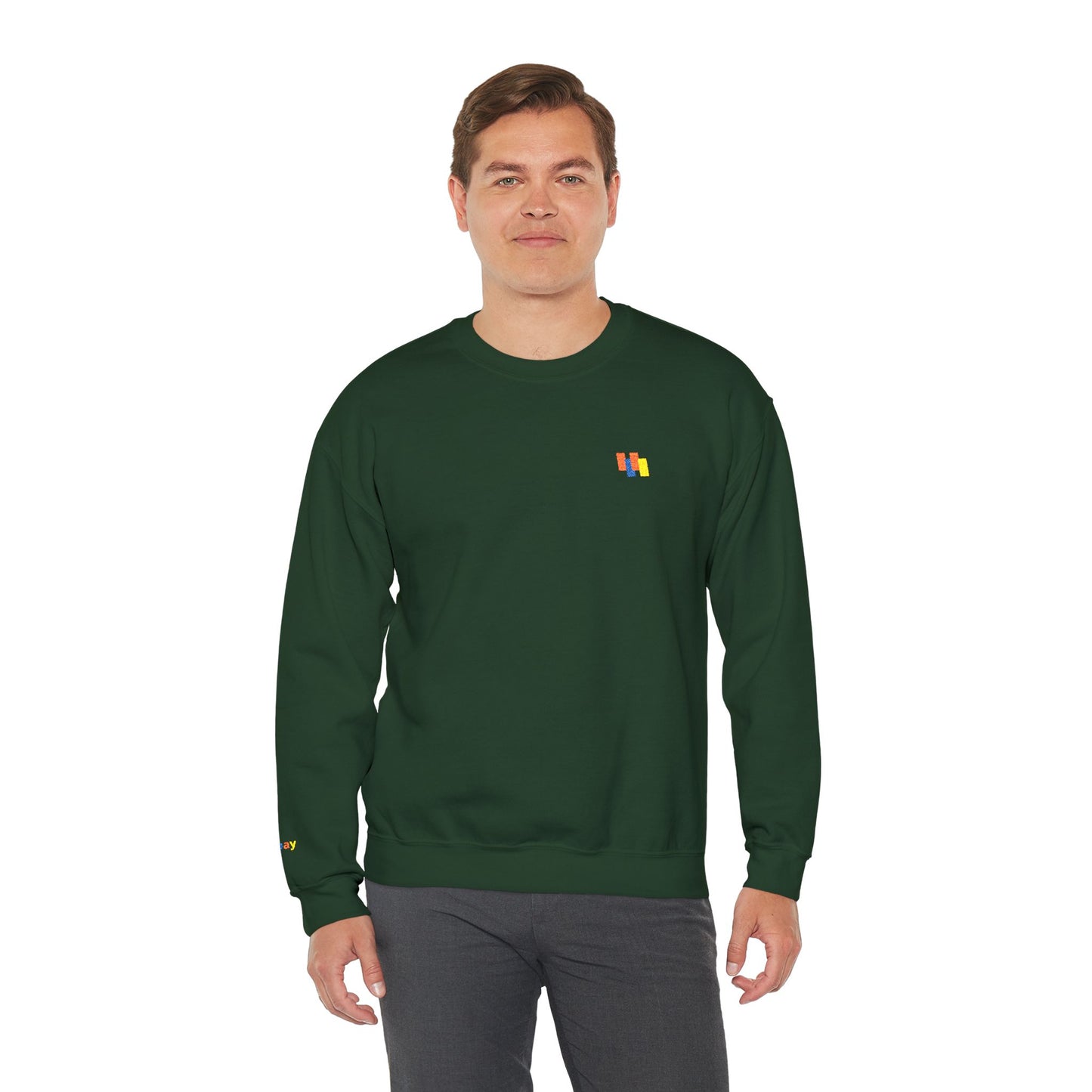 Vibrant Crewneck Sweatshirt by Obay - Cozy, Unisex Design for Casual Wear