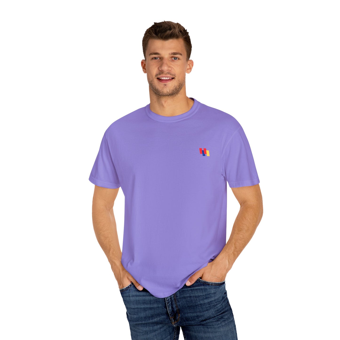 Obay Colorful Garment-Dyed Unisex T-Shirt for Casual Comfort, Summer Outings & Group Events - Shop Now