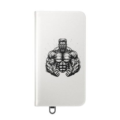 Champion's Motivational iPhone Flip Case | Inspirational Quote Phone Accessory for Fitness Enthusiasts