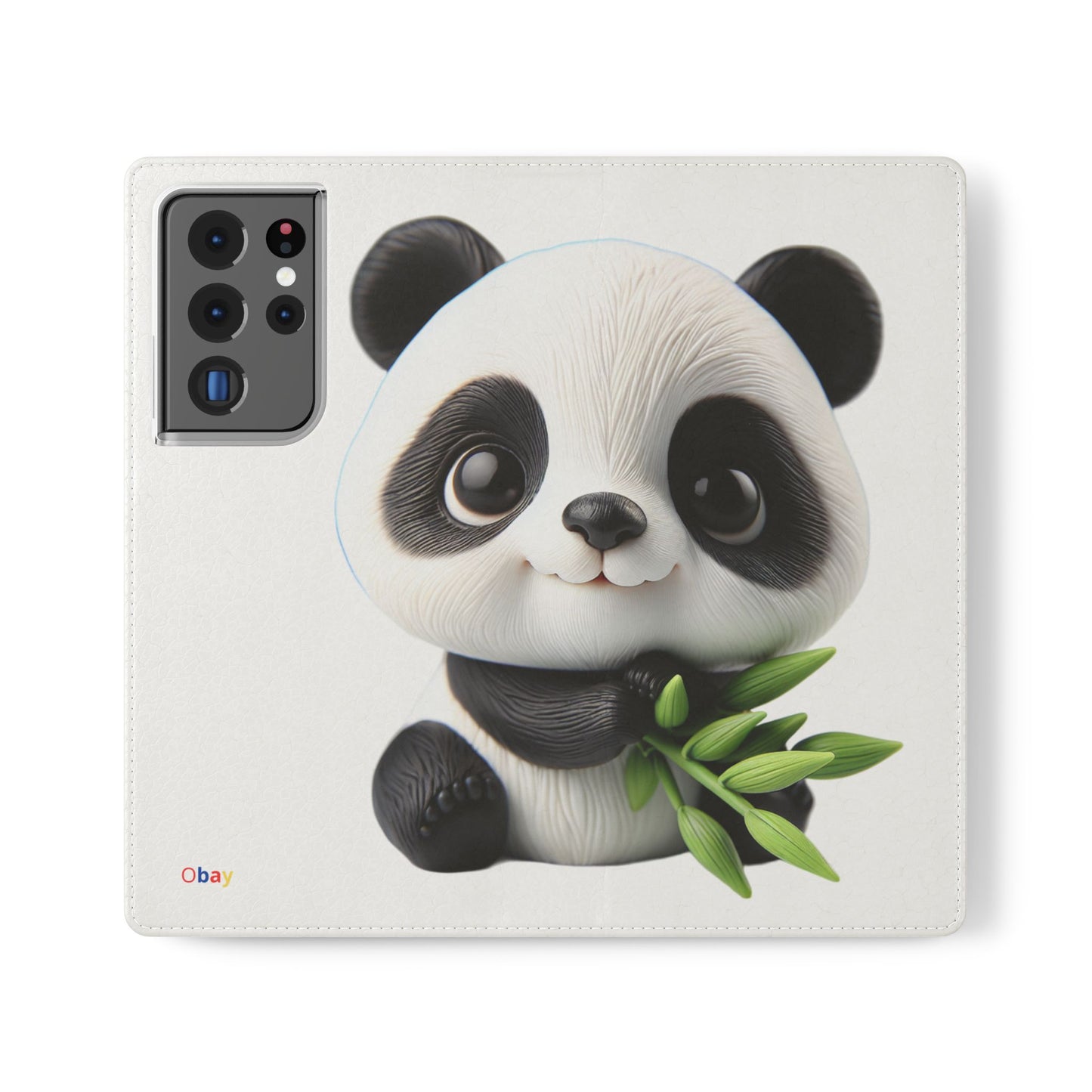 PandaPal Cute Panda Flip Case - Stylish Protection for Kids' Phones, Perfect Gift for Animal Lovers