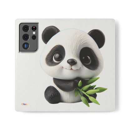 PandaPal Cute Panda Flip Case - Stylish Protection for Kids' Phones, Perfect Gift for Animal Lovers