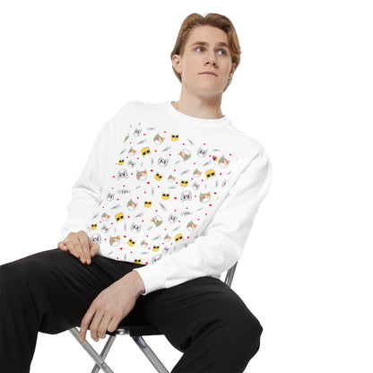 Adorable Cat Lover's Dream Sweatshirt - Ultra-Cozy Unisex Design
