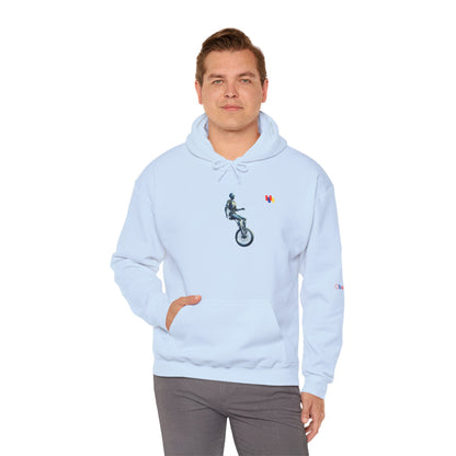 Unicyclist Art Hoodie - Cozy Unisex Sweatshirt, Perfect Everyday Casual Wear