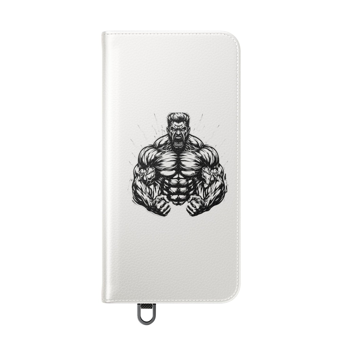 Champion's Motivational iPhone Flip Case | Inspirational Quote Phone Accessory for Fitness Enthusiasts