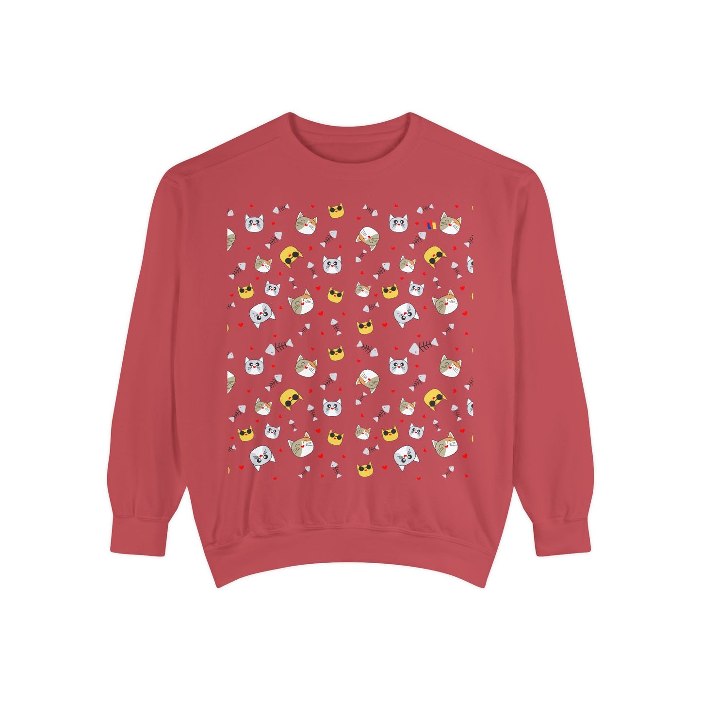 Adorable Cat Lover's Dream Sweatshirt - Ultra-Soft Garment-Dyed Comfort