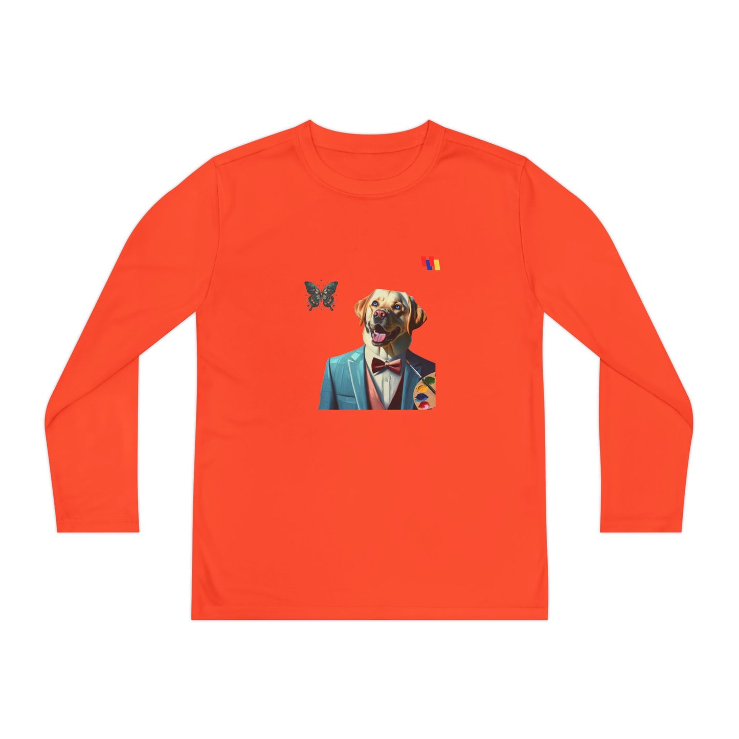 Paws Claws Youth Dog-Themed Long Sleeve Tee - Fun Gift for Animal Lovers, Perfect for Everyday Wear