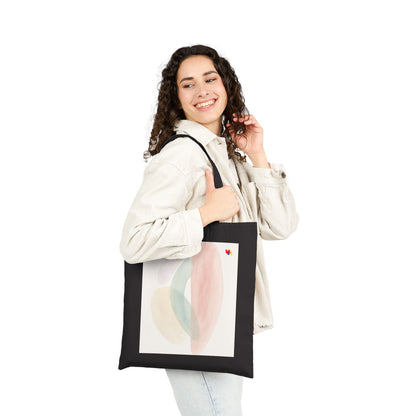 Eco-Friendly Cotton Canvas Tote Bag - Reusable Shopping Bag 15"x16"
