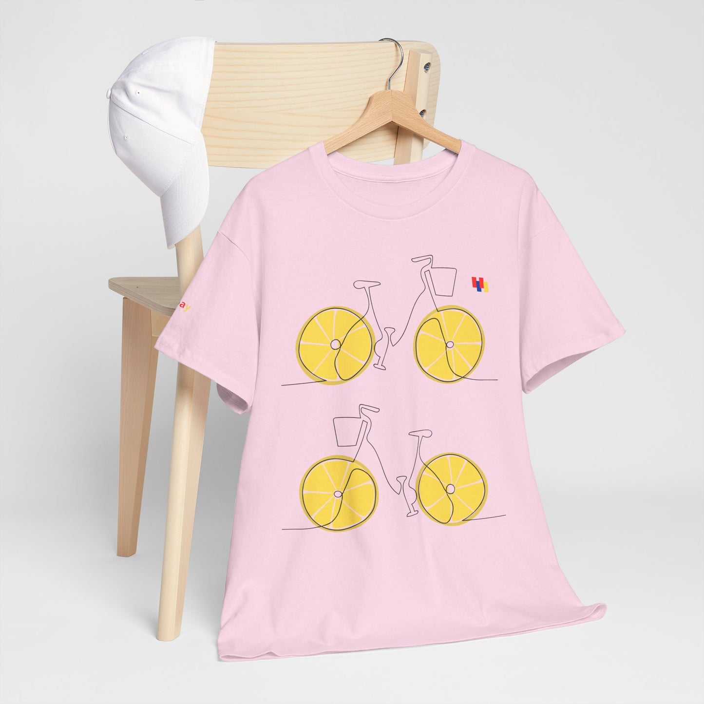 Lemon Bicycle Unisex Heavy Cotton Tee - Fun Graphic Shirt for Cyclists