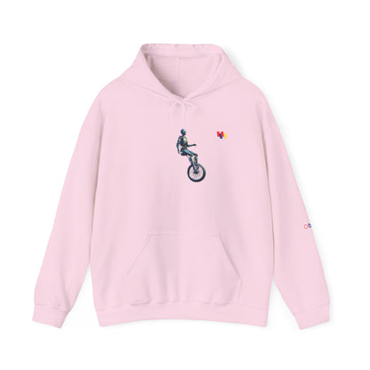 Unicyclist Art Hoodie - Cozy Unisex Sweatshirt, Perfect Everyday Casual Wear