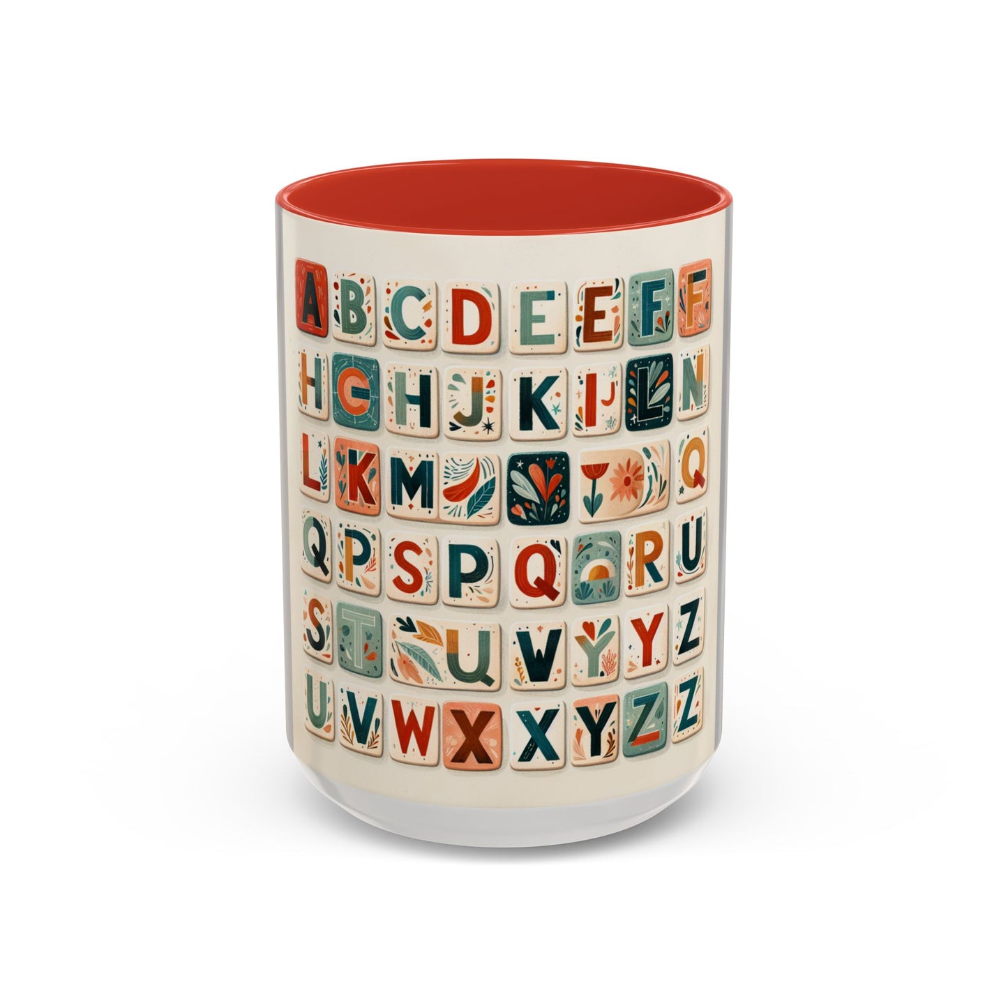 Obay Charming Coffee Mug with Alphabet Design