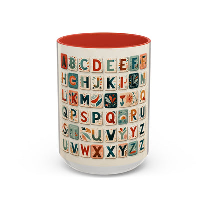 Obay Charming Coffee Mug with Alphabet Design