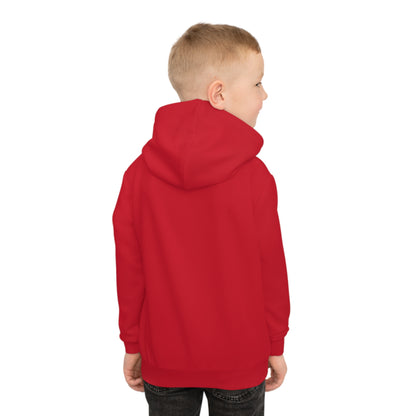 Adventure Awaits Kids Hoodie - Red Nature Design