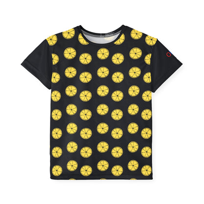 Lemon Slice Kids Sports Jersey - Fun Youth Athletic Shirt for Summer Team Spirit