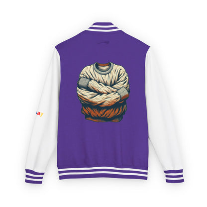 Premium Heavyweight Letterman Jacket - Vintage Athletic Style
