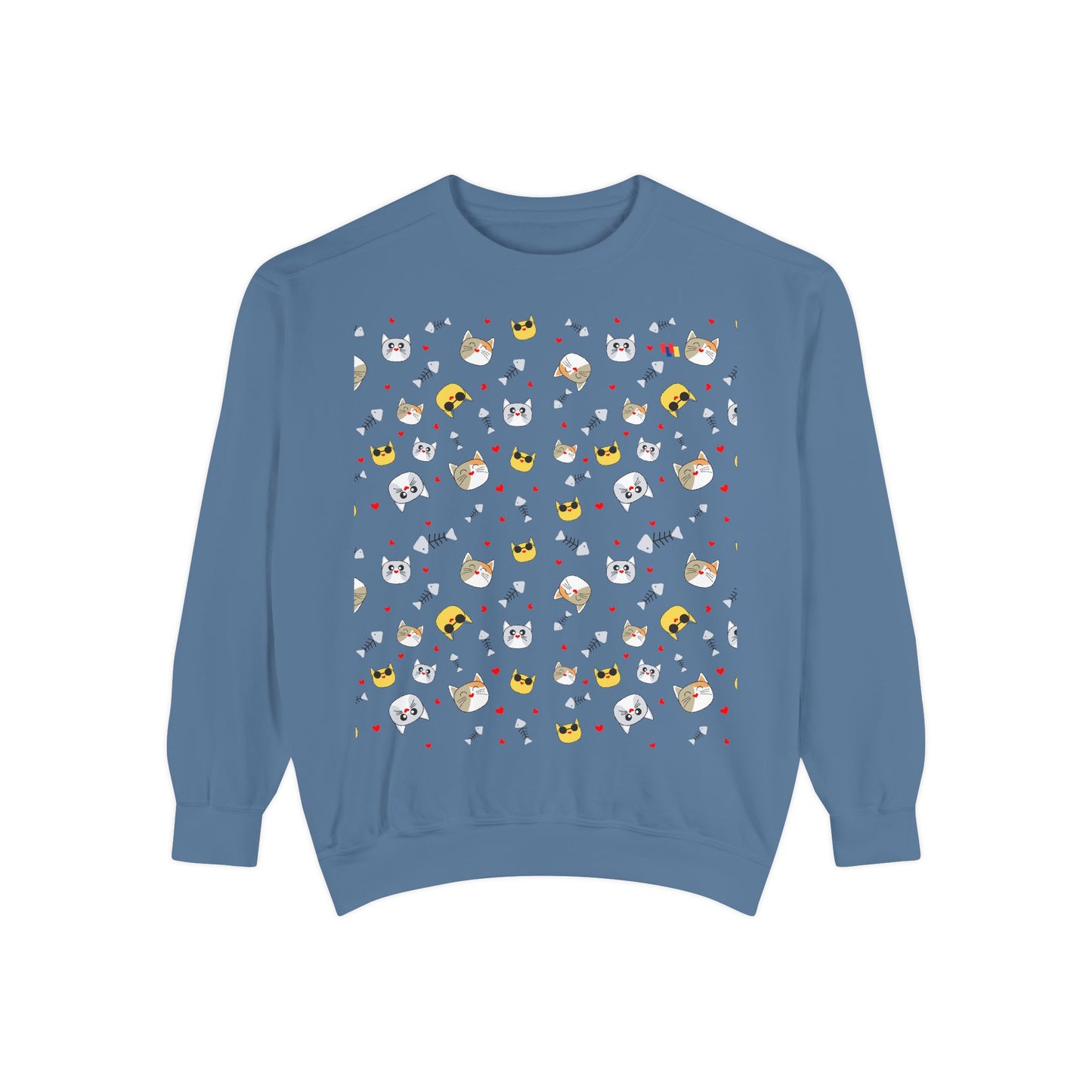 Adorable Cat Lover's Dream Sweatshirt - Ultra-Soft Garment-Dyed Comfort