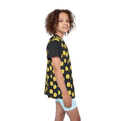 Lemon Slice Kids Sports Jersey - Fun Youth Athletic Shirt for Summer Team Spirit