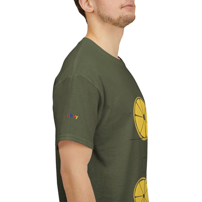 Lemon Bicycle Unisex Heavy Cotton Tee - Fun Graphic Shirt for Cyclists