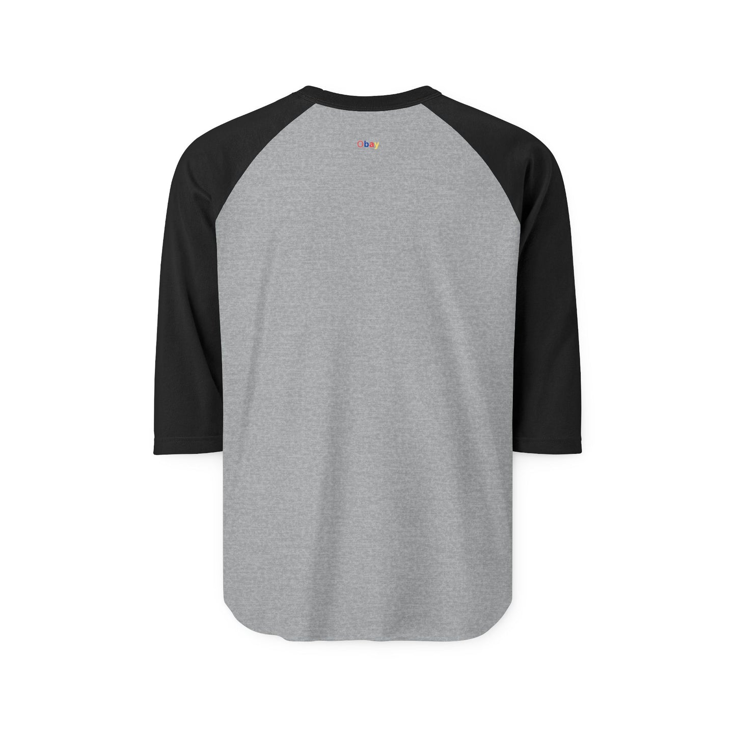 Obay Ultra-Soft Raglan Tee - Unisex Three-Quarter Sleeve Baseball Shirt