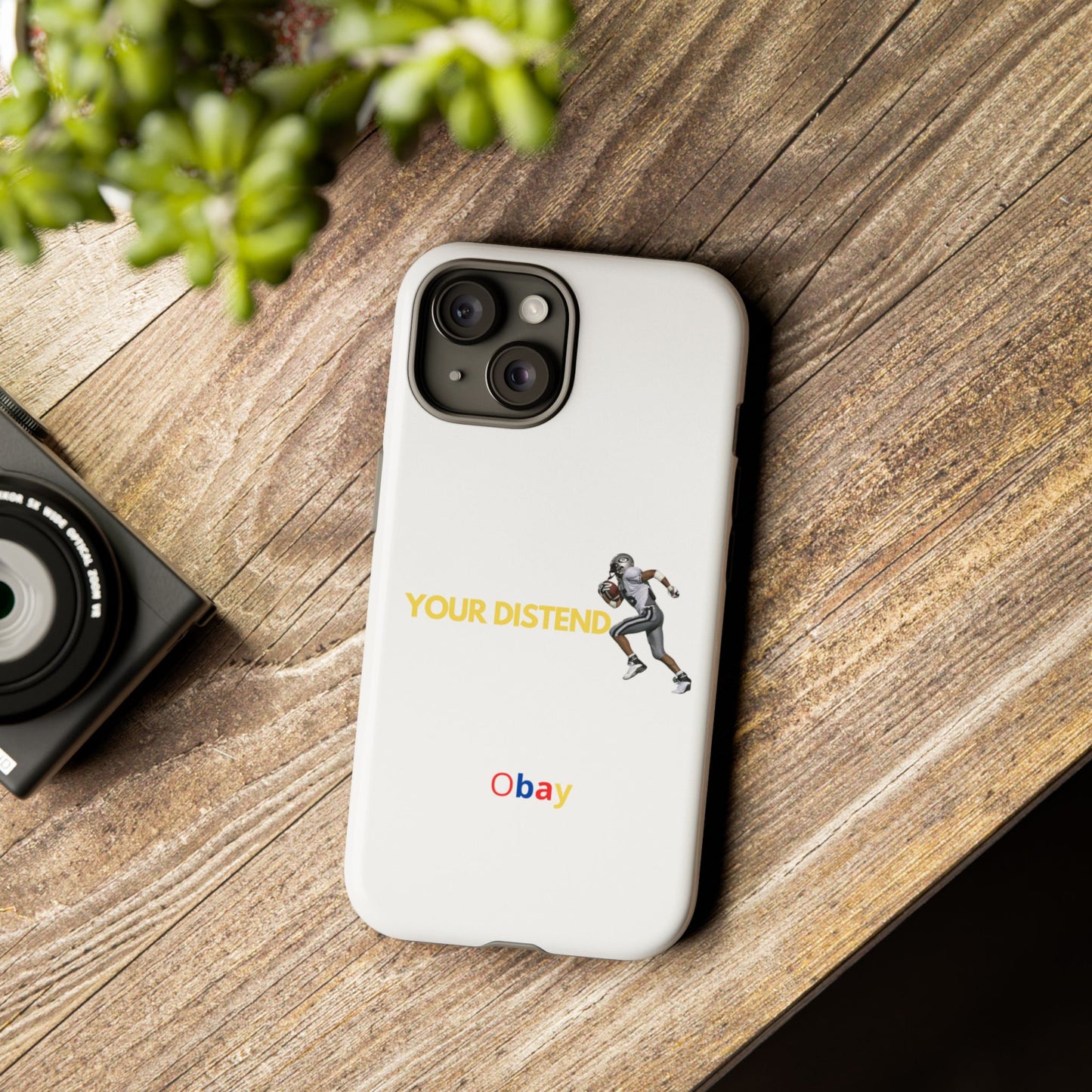 Athlete’s Edge Customizable Tough Phone Case - Durable Sports Design for iPhone, Perfect Personalized Gift for Sports Lovers