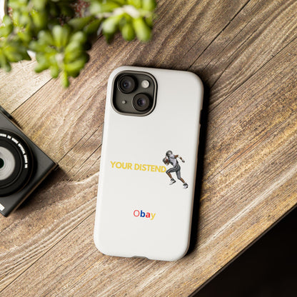 Athlete’s Edge Customizable Tough Phone Case - Durable Sports Design for iPhone, Perfect Personalized Gift for Sports Lovers