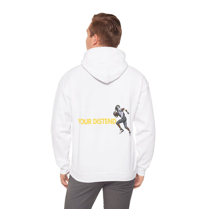Athlete’s Edge Unisex Hooded Sweatshirt - Bold Graphic Design for Sports Lovers, Cozy Fit for Ultimate Comfort