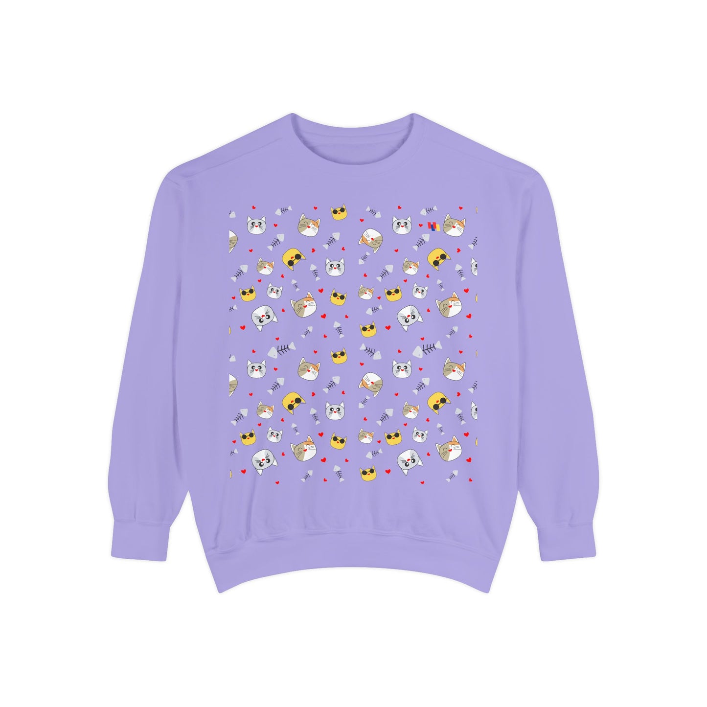 Adorable Cat Lover's Dream Sweatshirt - Ultra-Soft Garment-Dyed Comfort