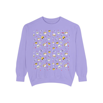Adorable Cat Lover's Dream Sweatshirt - Ultra-Soft Garment-Dyed Comfort
