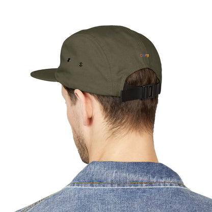 Premium 5-Panel Embroidered Cap - Trendy Streetwear Hat | Obay