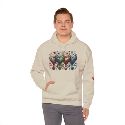 Love-Struck Hearts Hoodie - Ultra-Soft Unisex Comfort That Steals Hearts