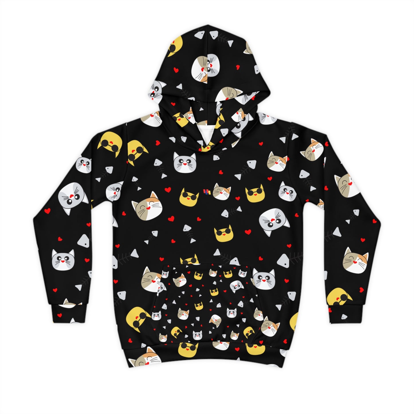 Adventure Awaits Black Kids Hoodie - Ultra-Soft Comfort