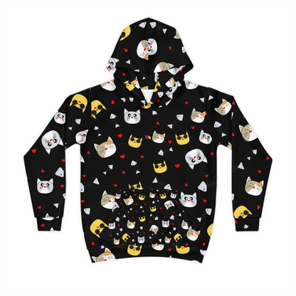 Adventure Awaits Black Kids Hoodie - Ultra-Soft Comfort