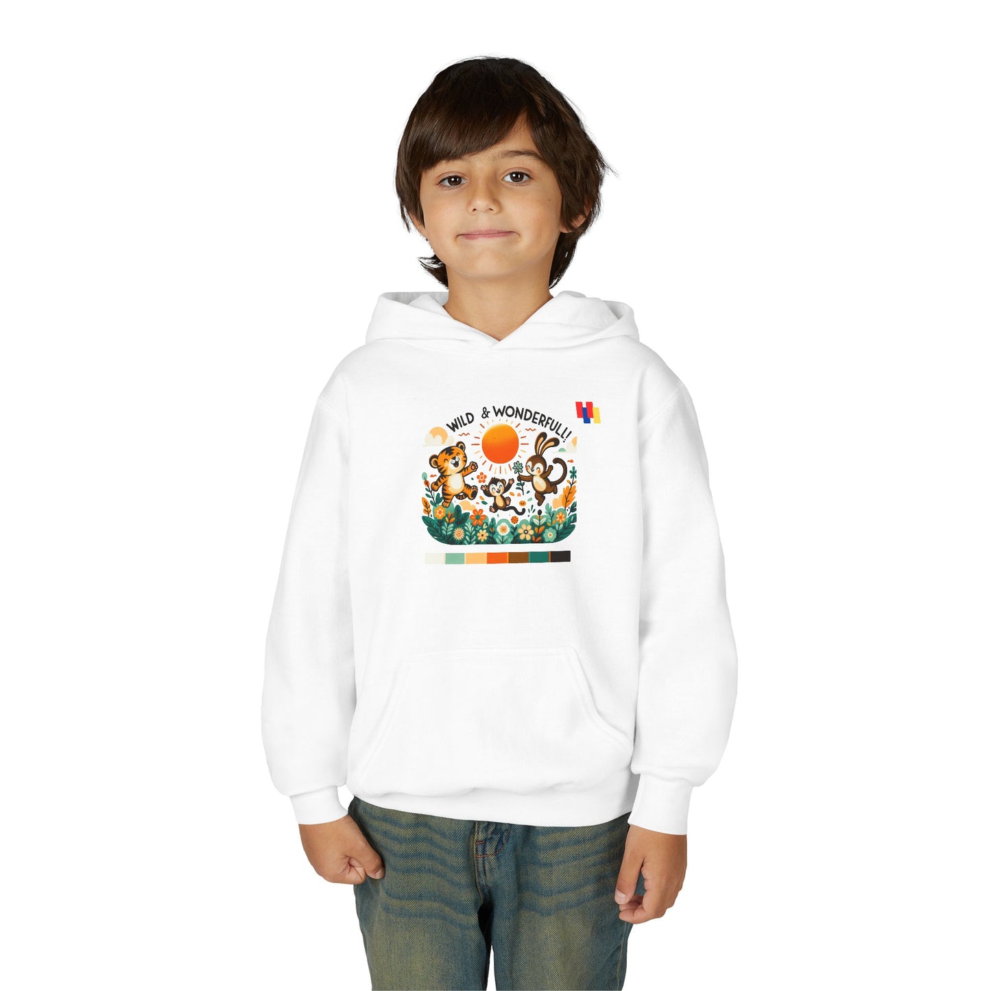Obay Wild & Wonderful Youth Hoodie - Cozy Animal Design for Adventurous Kids