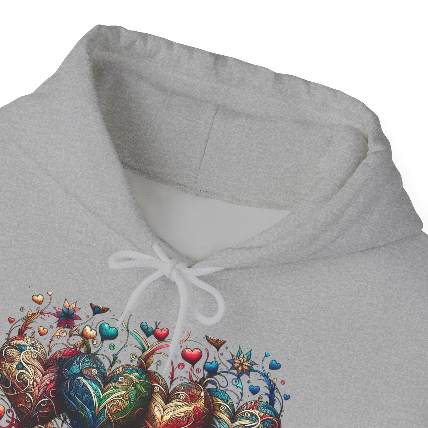 Love-Struck Hearts Hoodie - Ultra-Soft Unisex Comfort That Steals Hearts