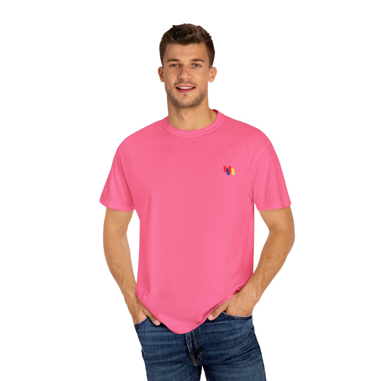 Obay Colorful Garment-Dyed Unisex T-Shirt for Casual Comfort, Summer Outings & Group Events - Shop Now