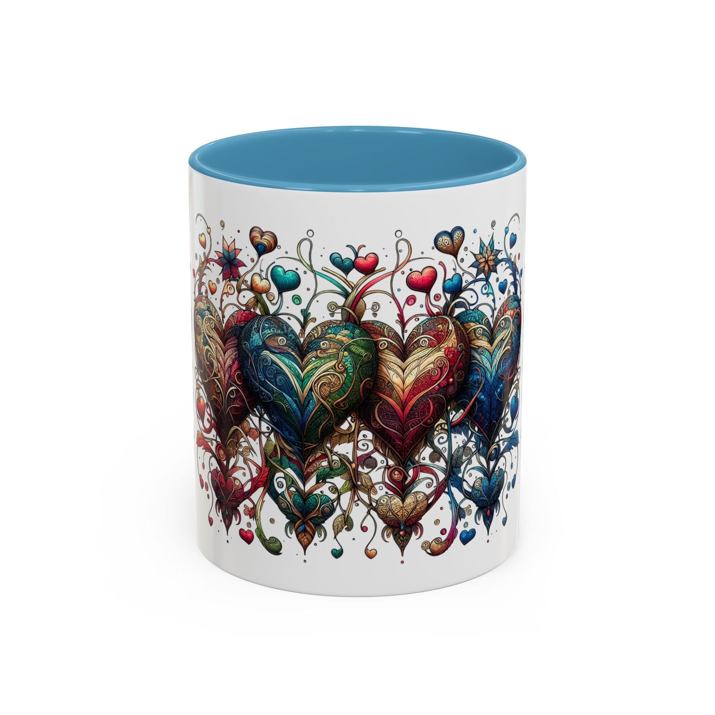 Romantic Heart Coffee Mug - Perfect for Coffee Lovers