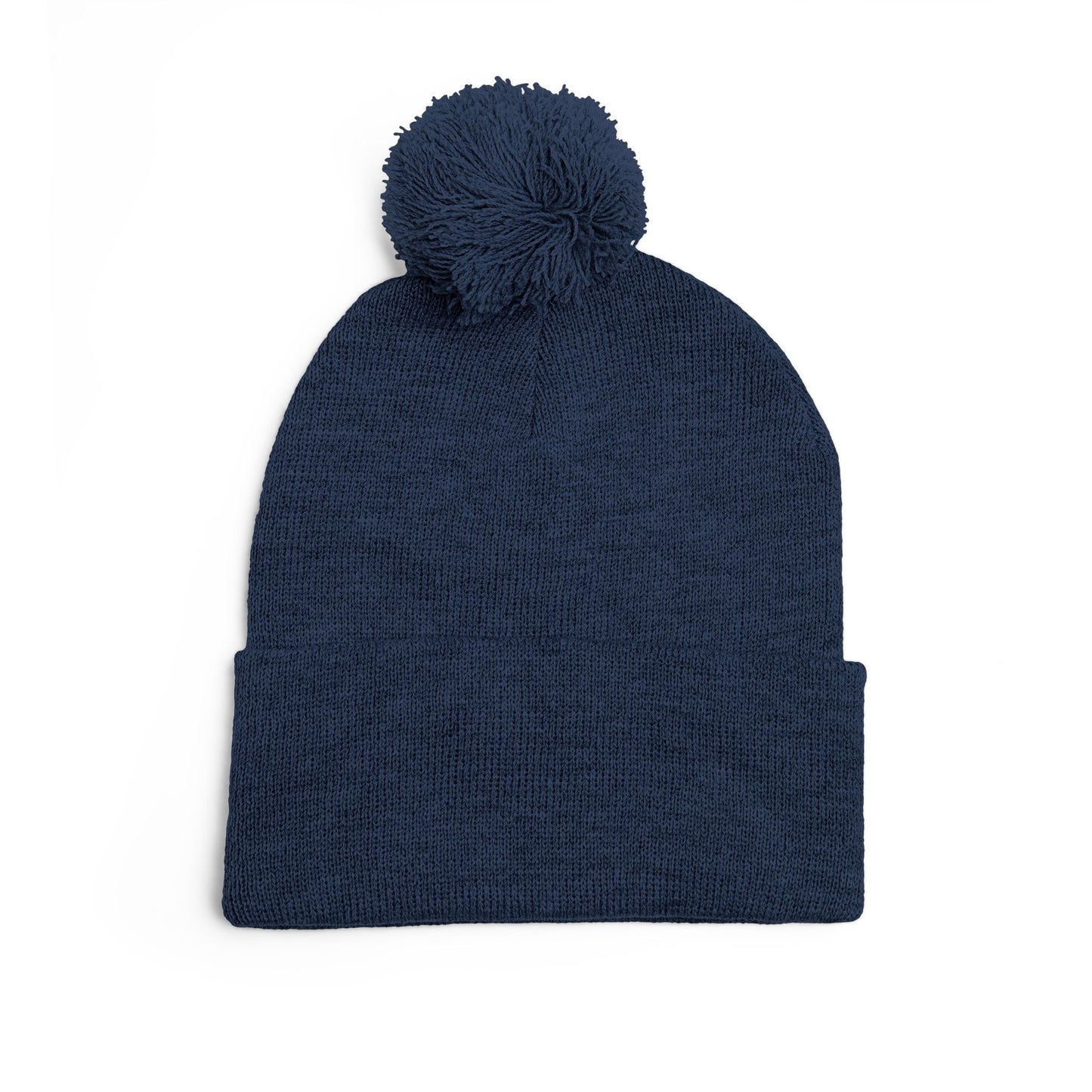 Premium Embroidered Pom-Pom Winter Beanie - Cozy Knit Cap for Ultimate Warmth & Style