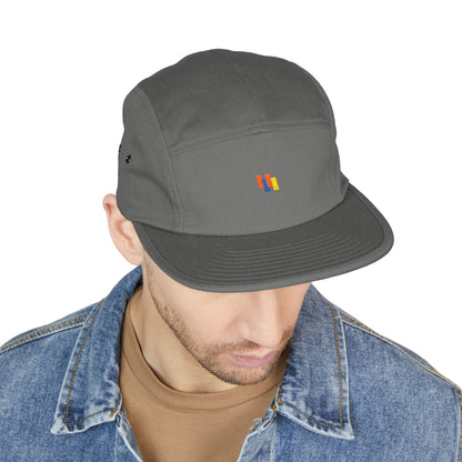 Premium 5-Panel Embroidered Cap - Trendy Streetwear Hat | Obay