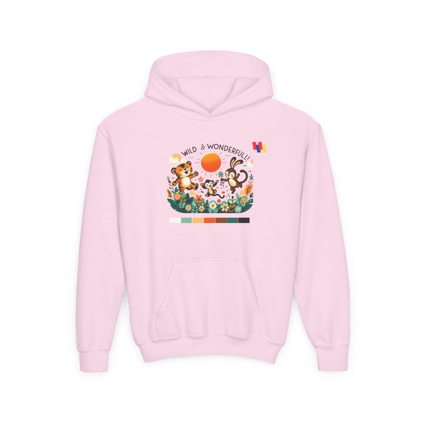 Obay Wild & Wonderful Youth Hoodie - Cozy Animal Design for Adventurous Kids