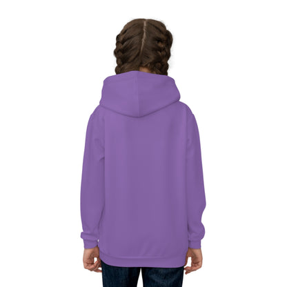 Vibrant Purple Kids Adventure Hoodie - Ultra-Soft Comfort