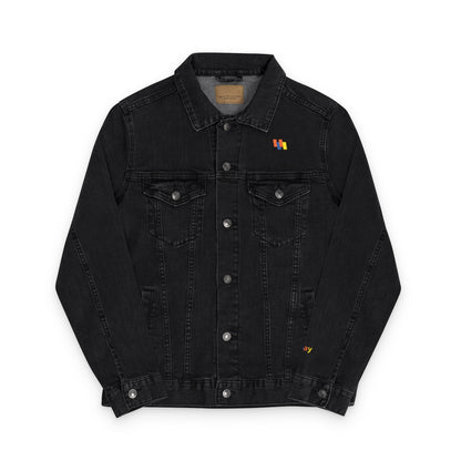Premium Embroidered Denim Jacket - Unisex Streetwear Essential