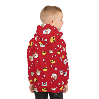 Adorable Cat Hoodie for Kids - Cozy Animal Print Sweatshirt That Kids Love