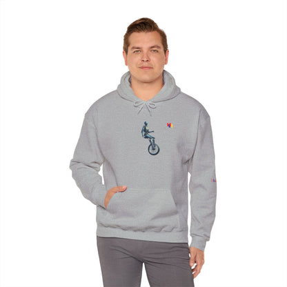Unicyclist Art Hoodie - Cozy Unisex Sweatshirt, Perfect Everyday Casual Wear