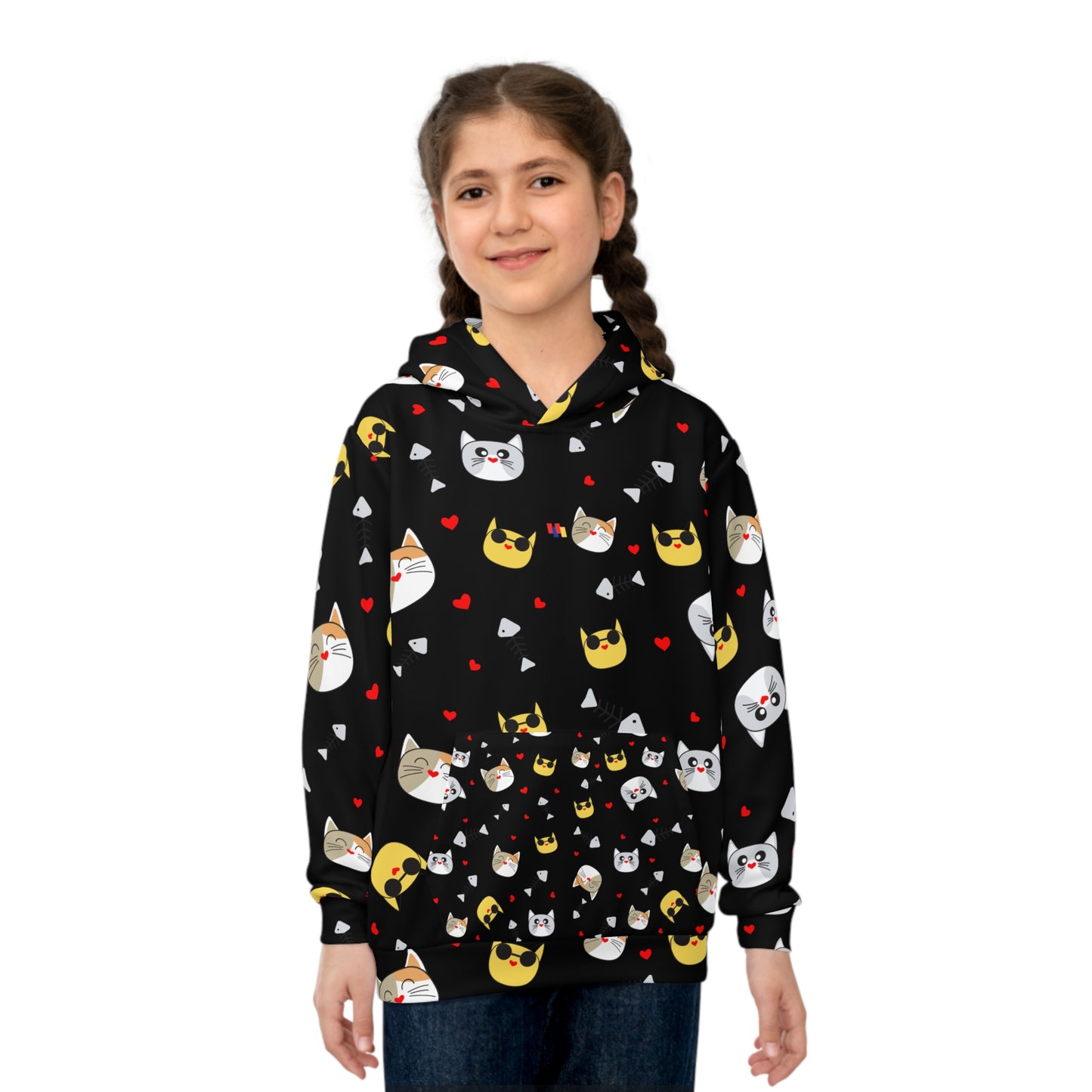 Adventure Awaits Black Kids Hoodie - Ultra-Soft Comfort